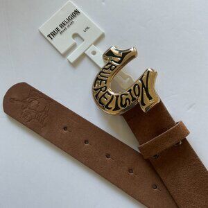 TRUE RELIGION Women's Suede Belt NWT Size L/XL